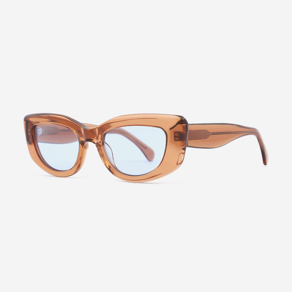 Rectangle and Vintage acetate female sunglasses 22A8050