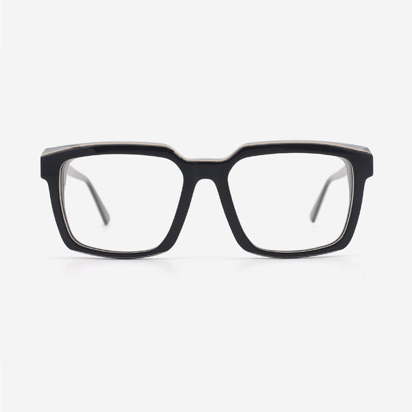 Square Layer Acetate Unisex Optical Frames 23A3201