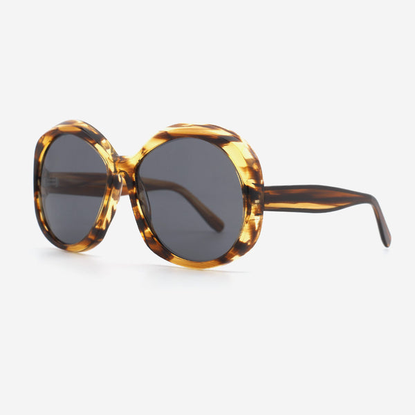 Oval Oversize Acetate Women's Sunglasses 23A8076