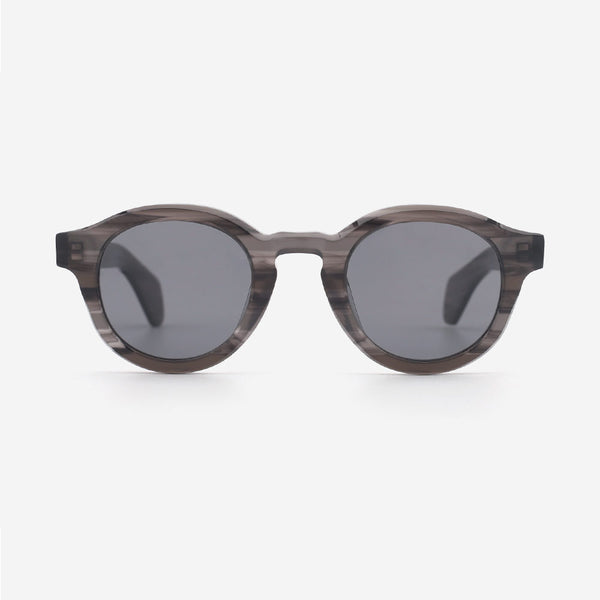 Retro Round Acetate Men's Sunglasses 24A8010