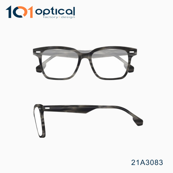 Classic Square Acetate  Men's Optical Frames 21A3083