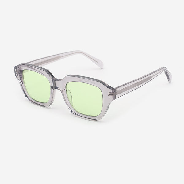 Thick Square Acetate Men's Sunglasses 21A8111