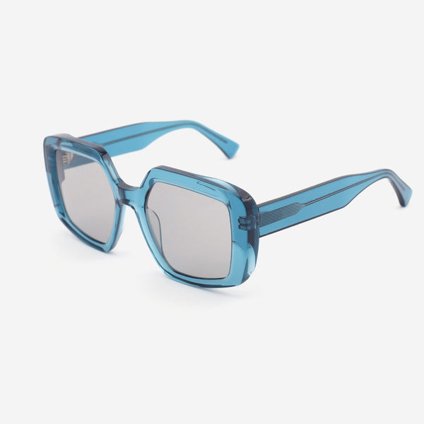 Irregular and Dimensional Acetate Femal Sunglasses 22A8065