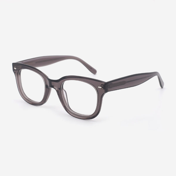 Bevelling Round Square Acetate  Men's Optical Frames 22A3171