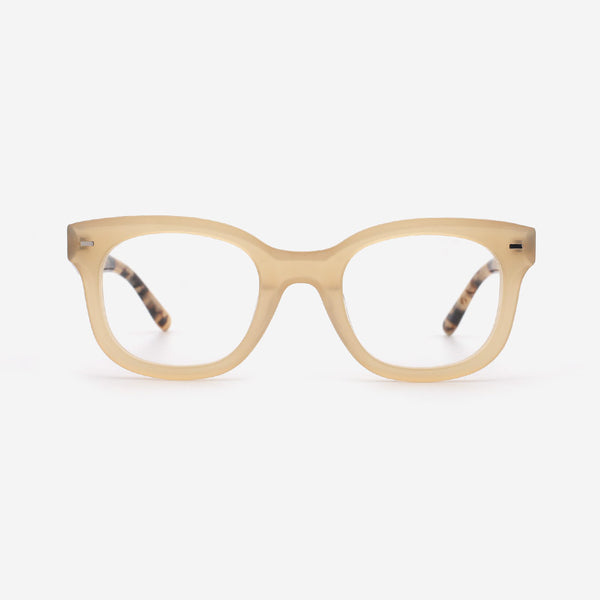Bevelling Round Square Acetate  Men's Optical Frames 22A3171