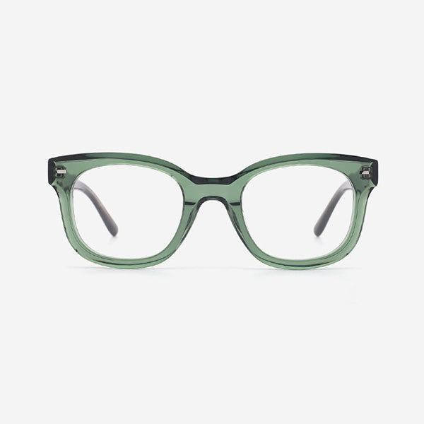 Bevelling Round Square Acetate  Men's Optical Frames 22A3171
