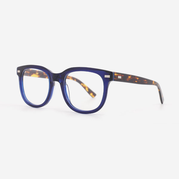 Bevelling Full-rim Square Acetate  Men's Optical Frames 22A3174