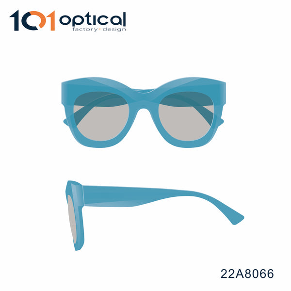 Dimensional Cat-eye Acetate Female Sunglasses 22A8066