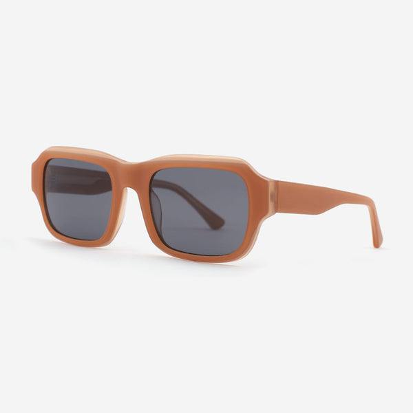 Vintage Rectangle Acetate Male Sunglasses 22A8083