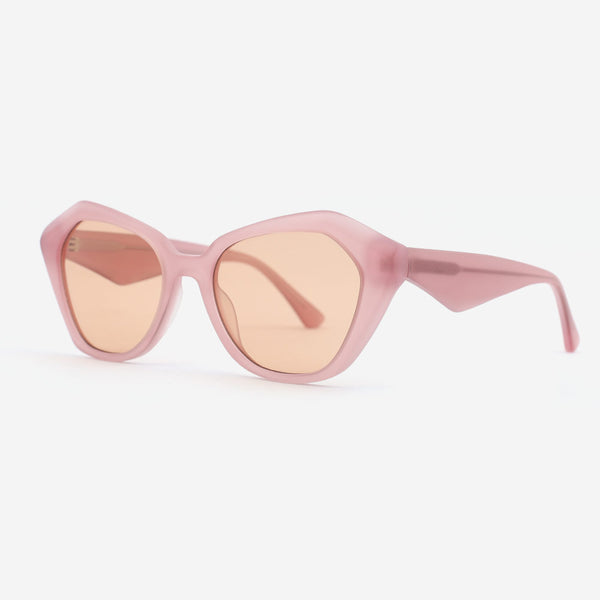 Vintage Polygon Acetate Female  Sunglasses 22A8088