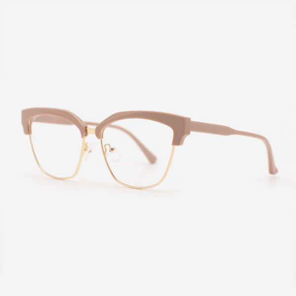 Square Acetate And Metal Combined Women‘s Optical Frames 23A3068