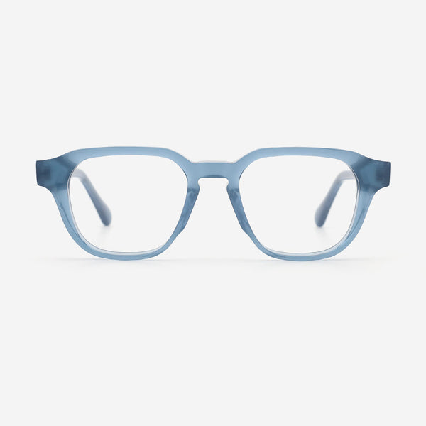 Polygon thick and powerful Acetate Unisex Optical Frames 23A3097