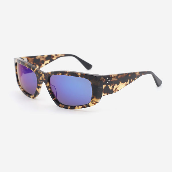 Rectangular Fashion Sports Acetate Men's Sunglasses 23A8041