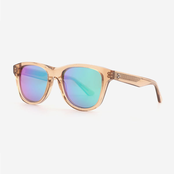Square Trendy Acetate Women's Sunglasses 23A8044