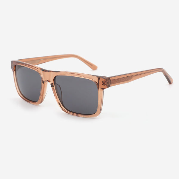Rectangle Classic Sport Acetate Male's Sunglasses 23A8045
