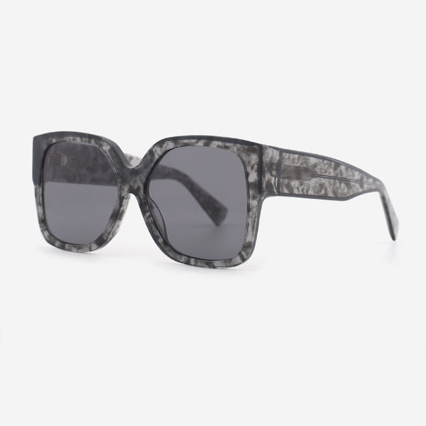 Rectangular Oversize Acetate Women's Sunglasses 23A8072