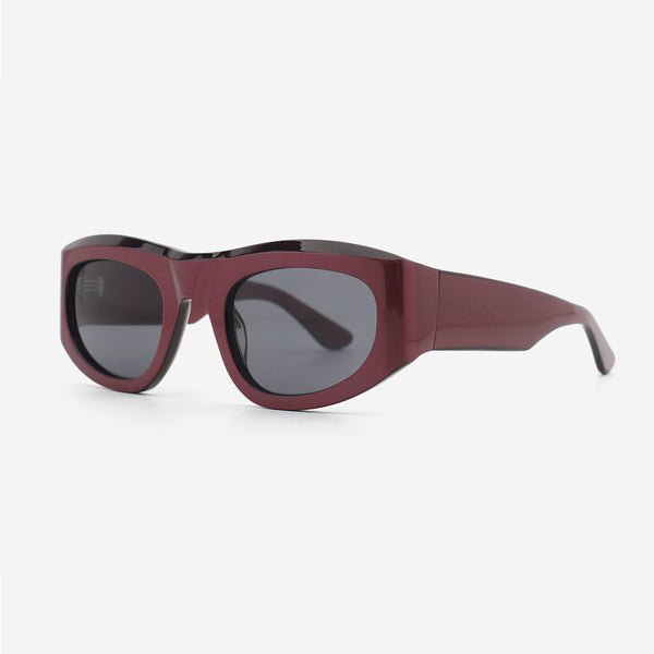 Square Fashion Acetate Women's Sunglasses 23A8073
