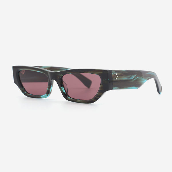 Classic Rectangular Acetate Women's Sunglasses 23A8088