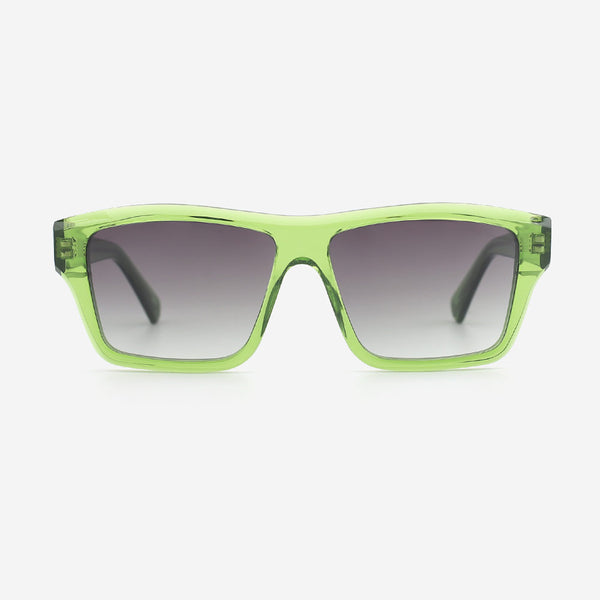 Square Bevel Full-rim Acetate Unisex Sunglasses 23A8135