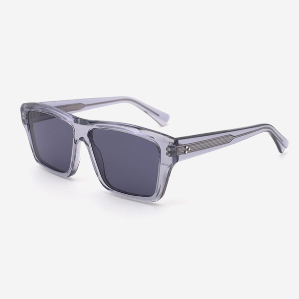 Square Bevel Full-rim Acetate Unisex Sunglasses 23A8135