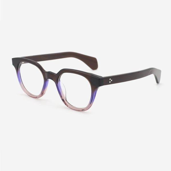 Elegant Round Acetate Female Optical Frames 24A3068