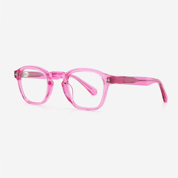 Round Acetate Female Optical Frames 24A3003