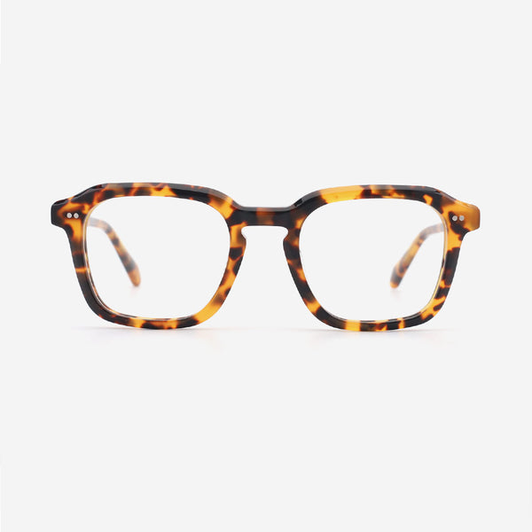 Classic Square Acetate Men's Optical Frames 24A3046