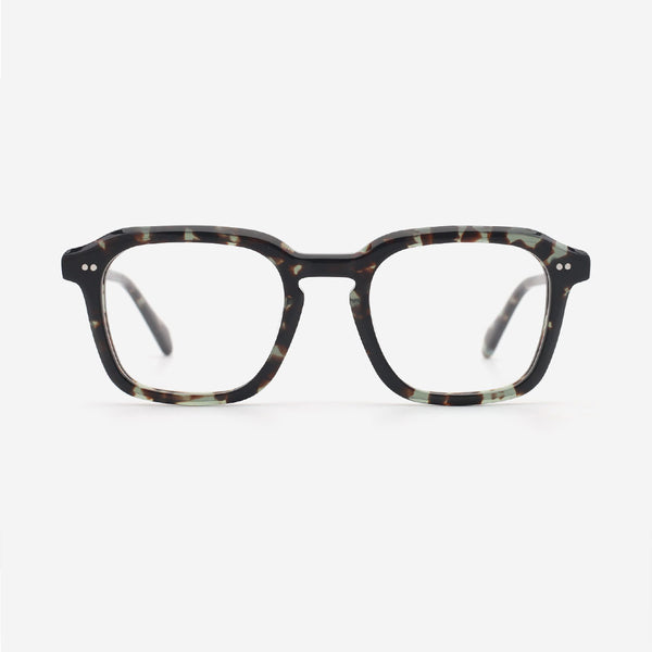 Classic Square Acetate Men's Optical Frames 24A3046