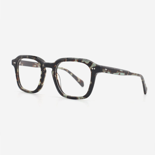 Classic Square Acetate Men's Optical Frames 24A3046