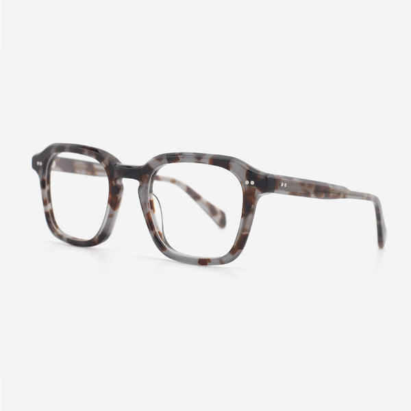 Classic Square Acetate Men's Optical Frames 24A3046