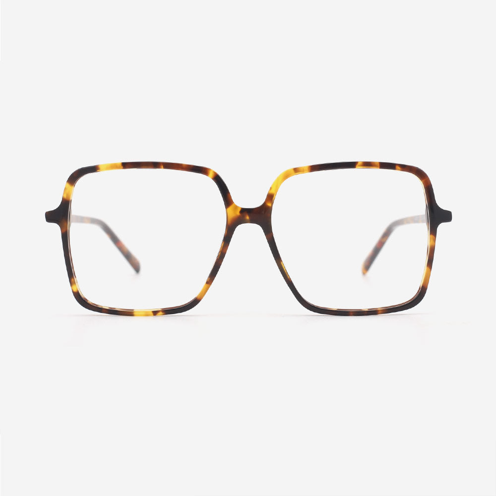 Rectangle Full-rim Acetate Female Optical Frames 24A3053