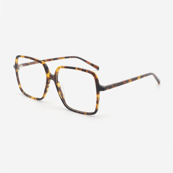 Rectangle Full-rim Acetate Female Optical Frames 24A3053