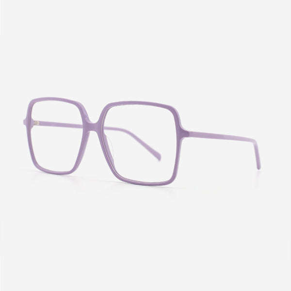 Rectangle Full-rim Acetate Female Optical Frames 24A3053