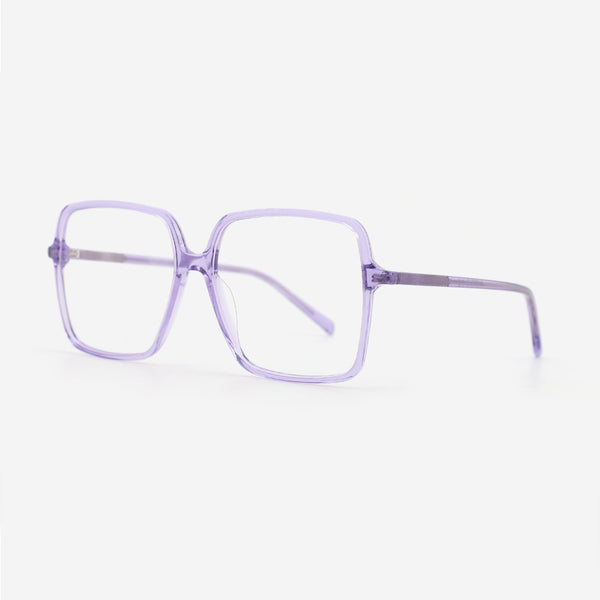 Rectangle Full-rim Acetate Female Optical Frames 24A3053