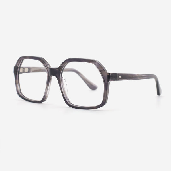 Polygon Full-rim Acetate Unisex Optical Frames 24A3059