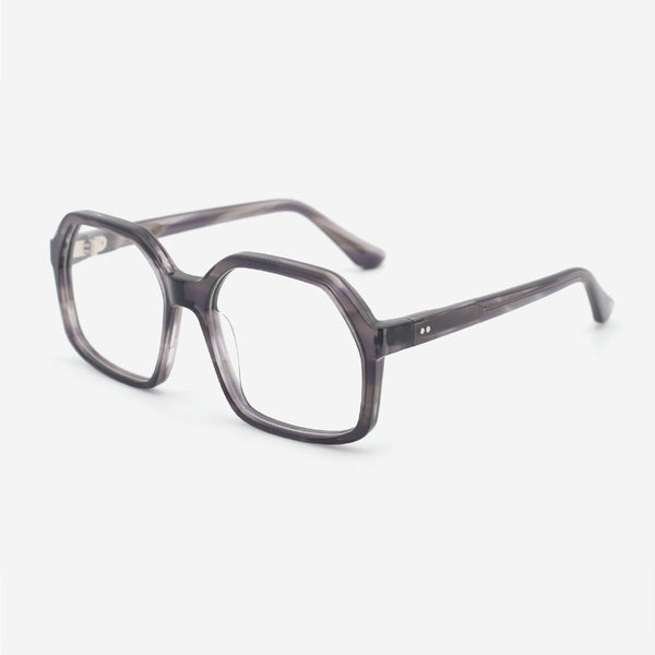 Polygon Full-rim Acetate Unisex Optical Frames 24A3059