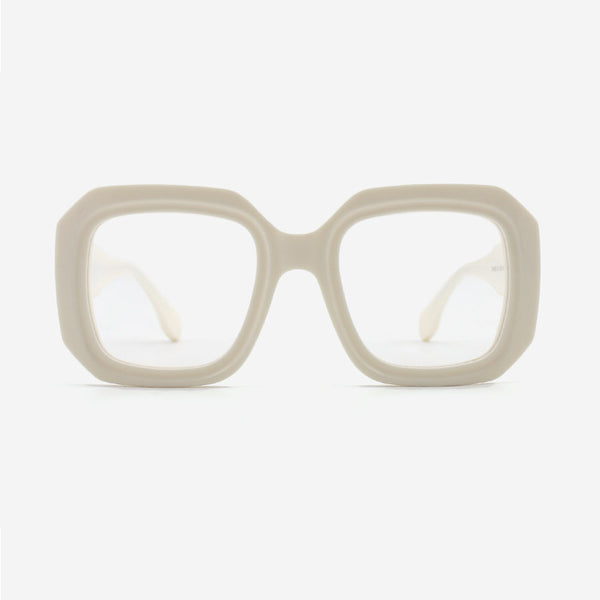 Square Oversize Laminated Acetate Women's Optical Frames 24A3062