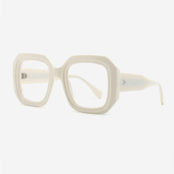 Square Oversize Laminated Acetate Women's Optical Frames 24A3062