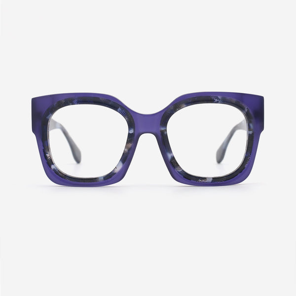 Square Thick Laminated Acetate Women's Optical Frames 24A3063