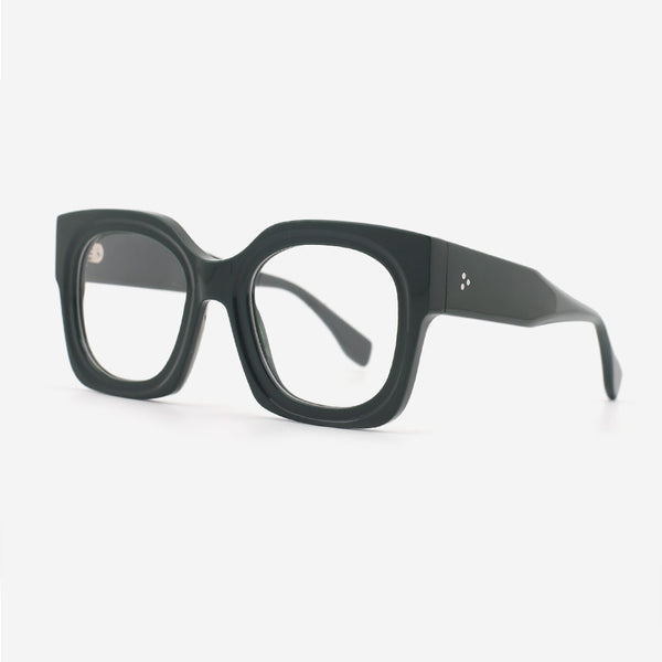 Square Thick Laminated Acetate Women's Optical Frames 24A3063