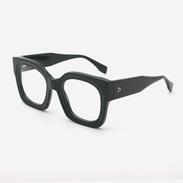 Square Thick Laminated Acetate Women's Optical Frames 24A3063