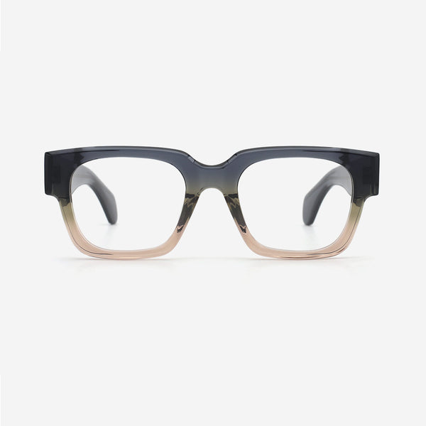 Square Thick Acetate Unisex Optical Frames 24A3066