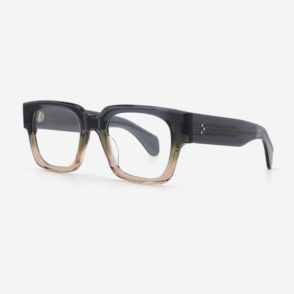 Square Thick Acetate Unisex Optical Frames 24A3066