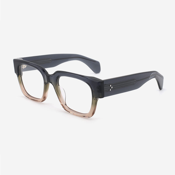 Square Thick Acetate Unisex Optical Frames 24A3066