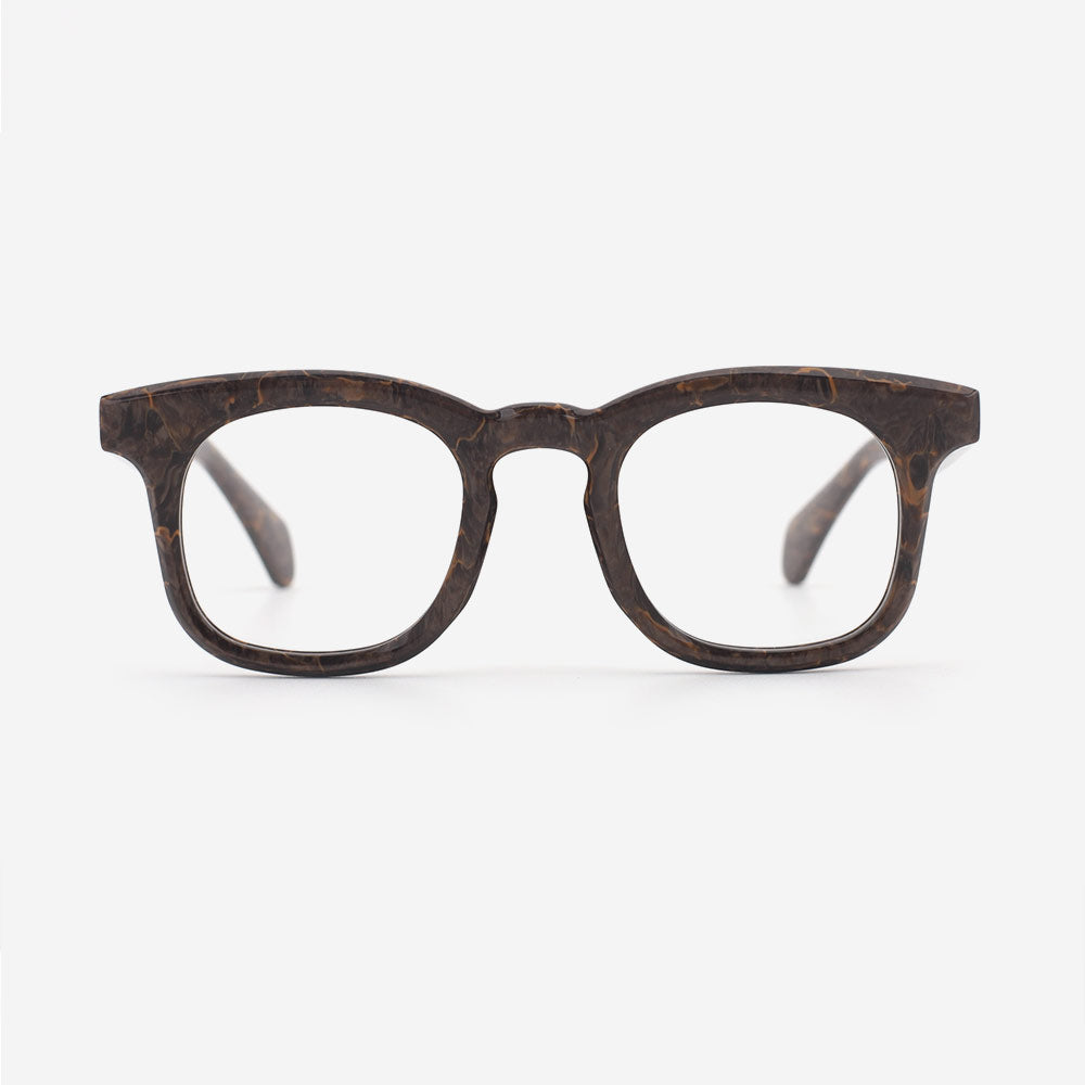 Round Thick Acetate Unisex Optical Frames 24A3069