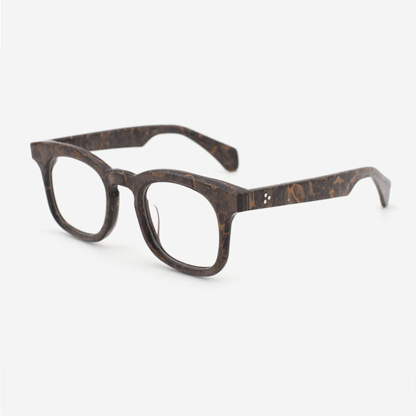 Round Thick Acetate Unisex Optical Frames 24A3069