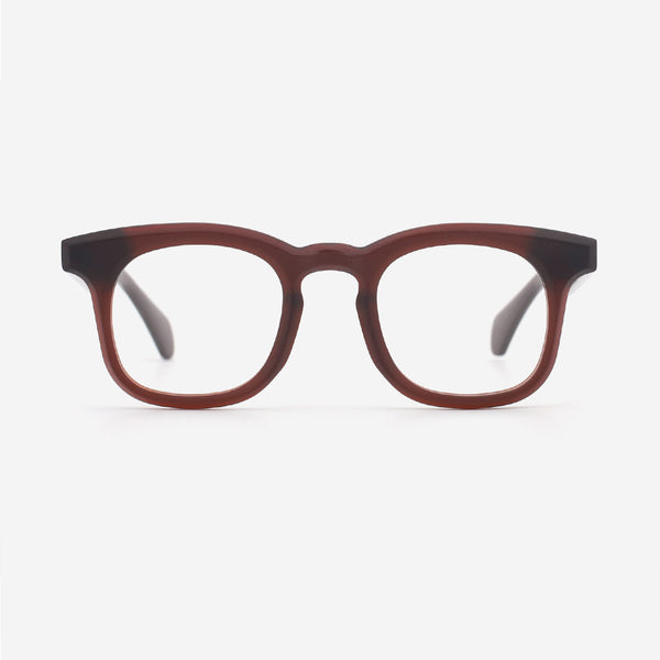 Round Thick Acetate Unisex Optical Frames 24A3069