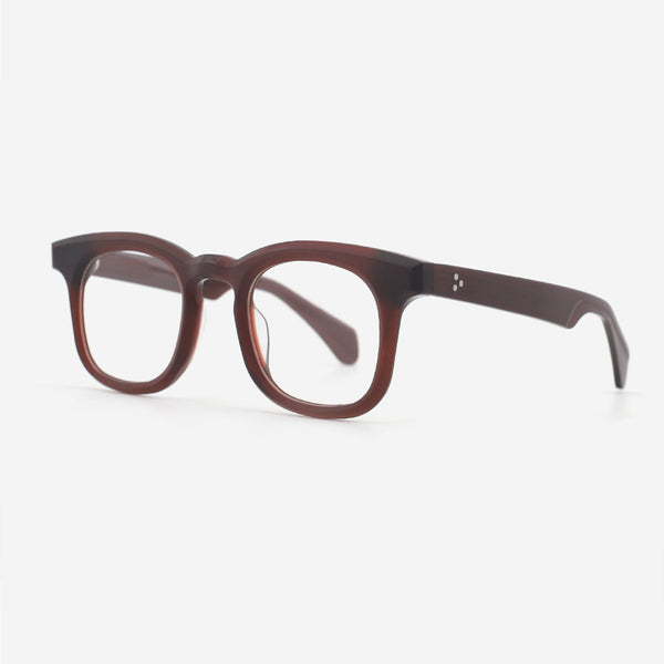 Round Thick Acetate Unisex Optical Frames 24A3069