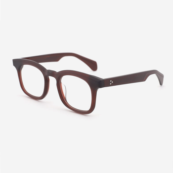 Round Thick Acetate Unisex Optical Frames 24A3069