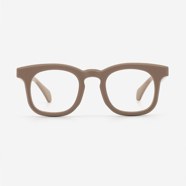 Round Thick Acetate Unisex Optical Frames 24A3069